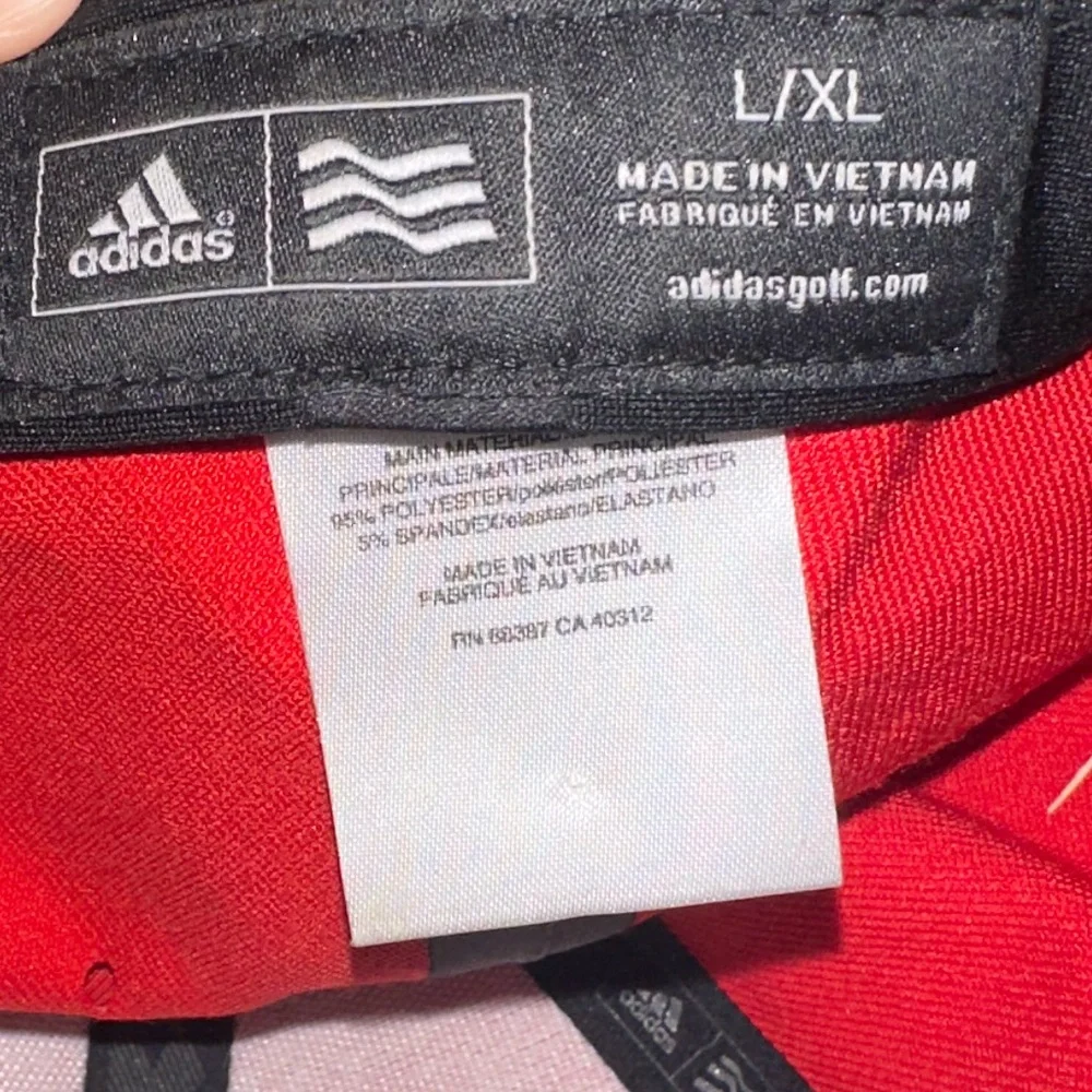 Adidas Bold Red TaylorMade Baseball Cap